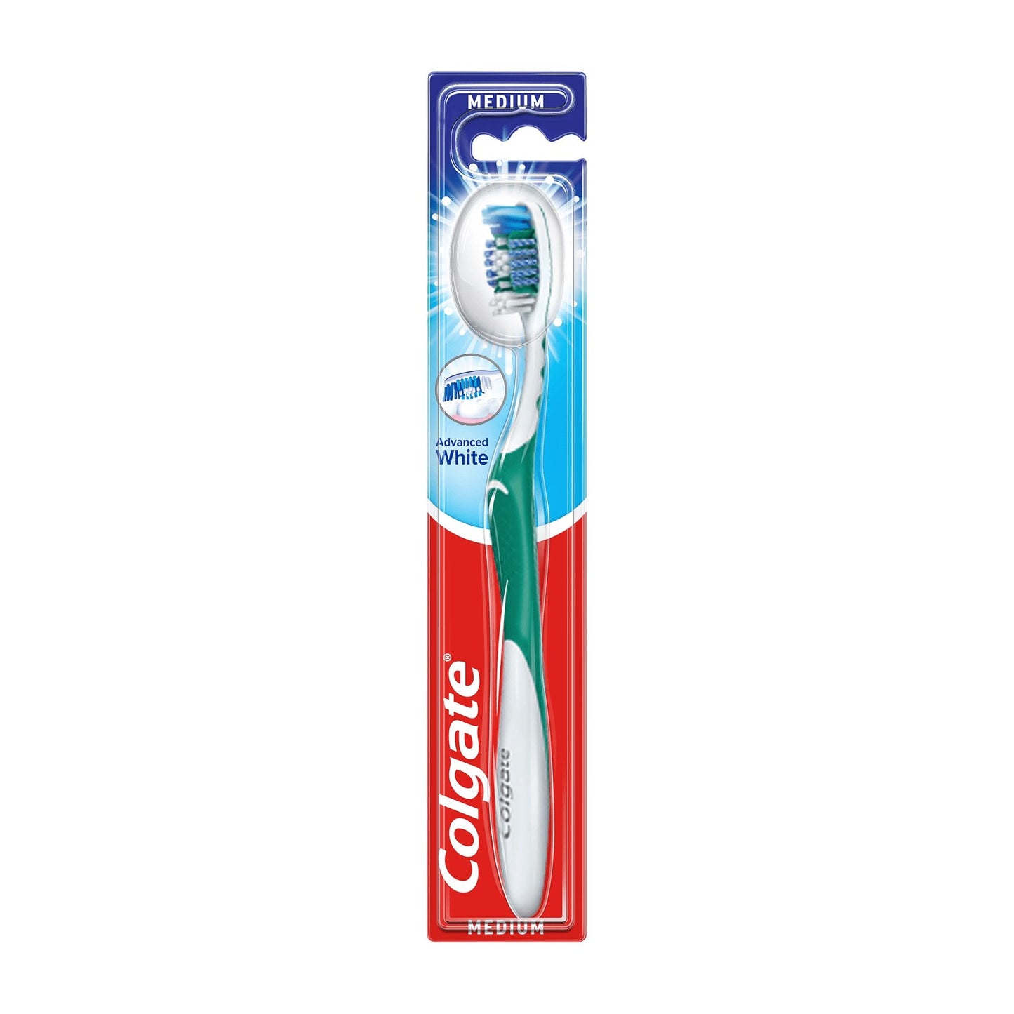 Colgate Advanced White medium manual toothbrush, 1 Count