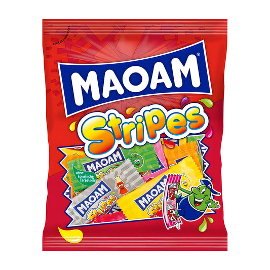 Maoam Stripes Chewy Candy, 175 g