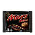 Pack of Mars Minis chocolate bars on a white background