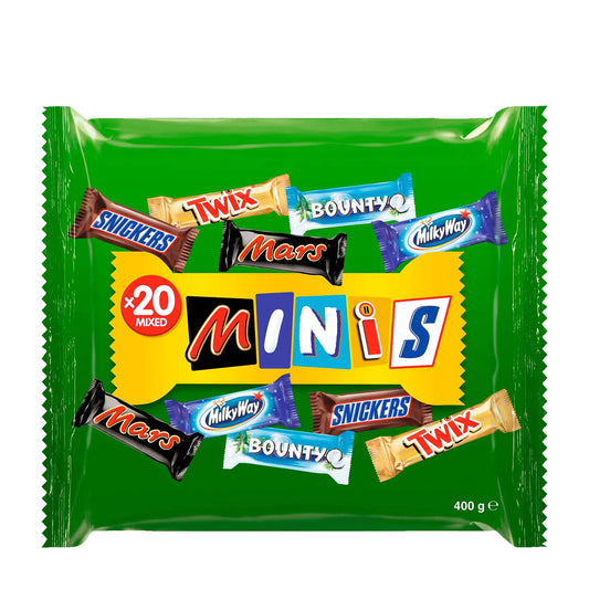 Mars Mixed Minis Milk Chocolate Bars, 400 g