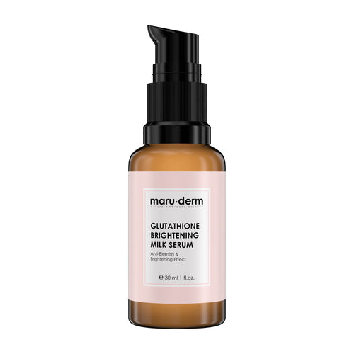 Maruderm Glutathione Brightening Milk Serum bottle on a white background