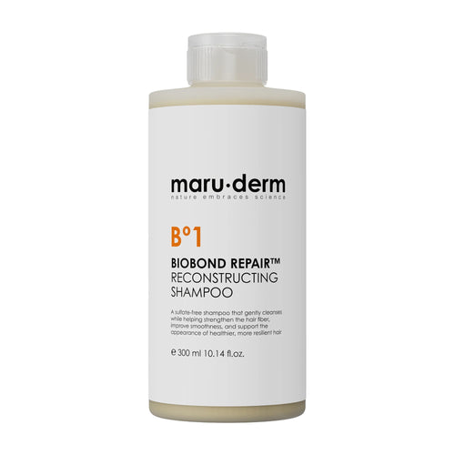 Maruderm Biobond Repair shampoo bottle on a white background