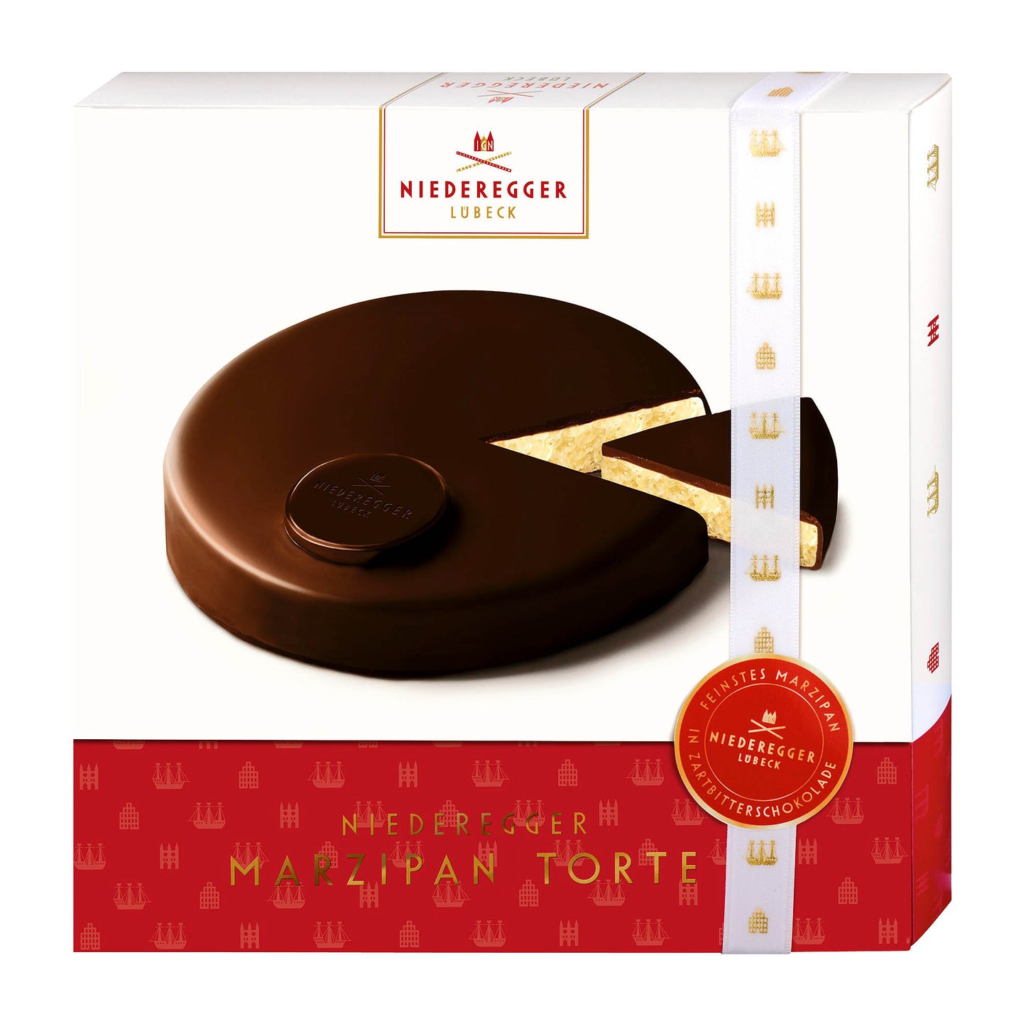 Niederegger Marzipan Cake Dark Chocolate, 185 g