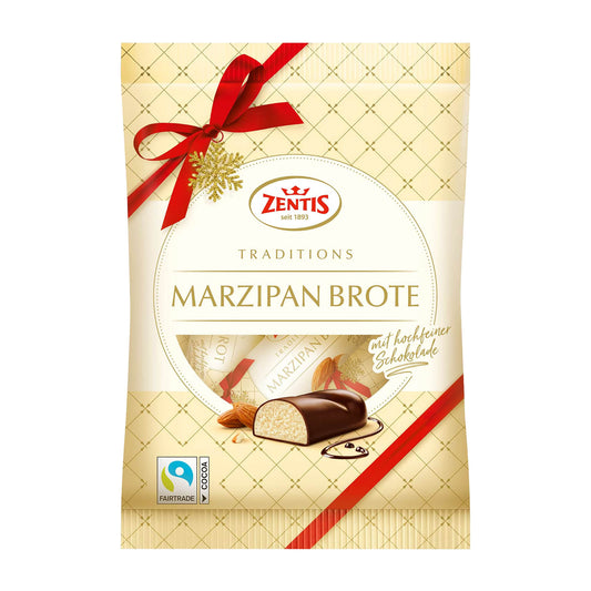 Zentis Weihnachts Marzipan Brote schokoliert, 4x 25 g