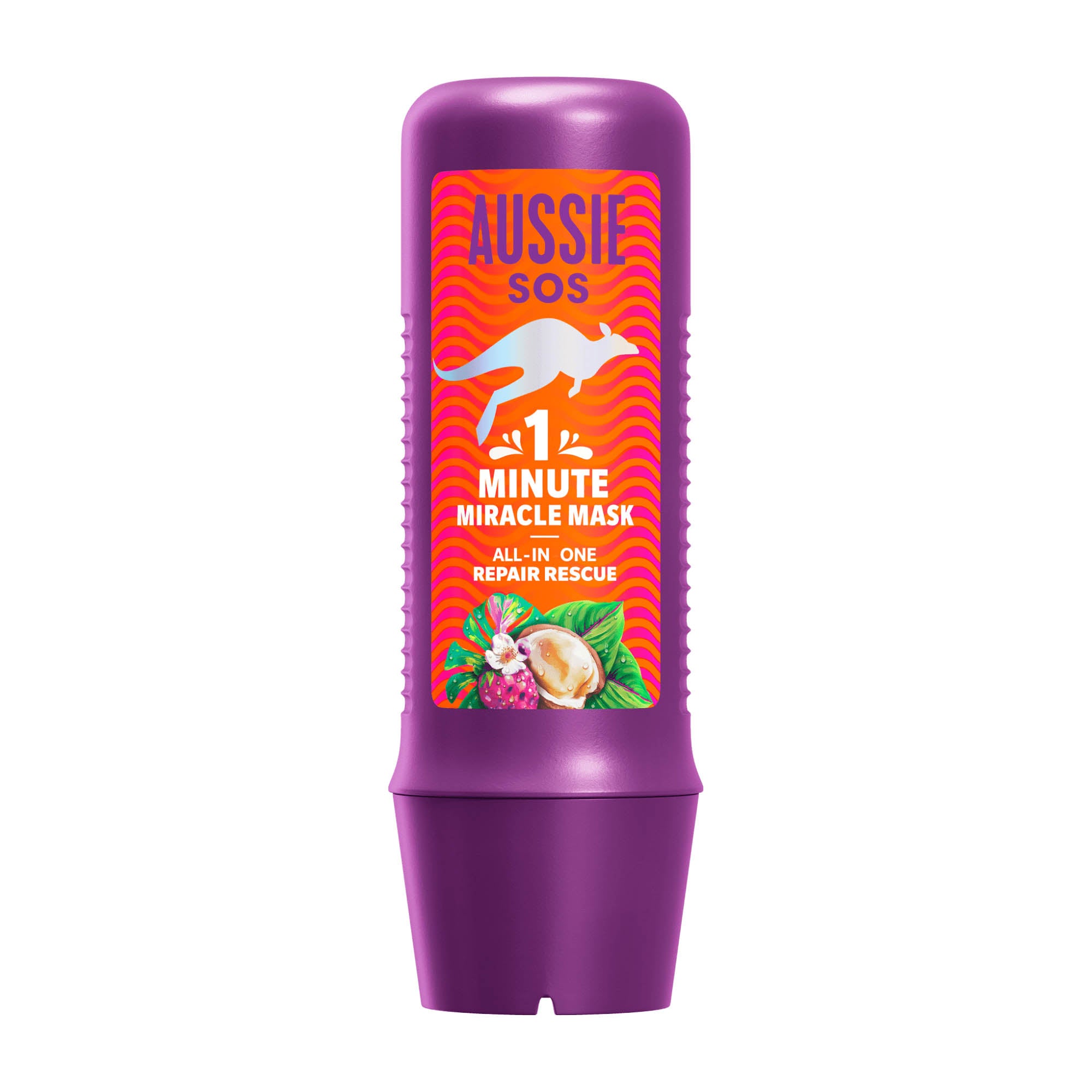 Aussie SOS 1 Minute Miracle Repair rescue mask, 250 mL