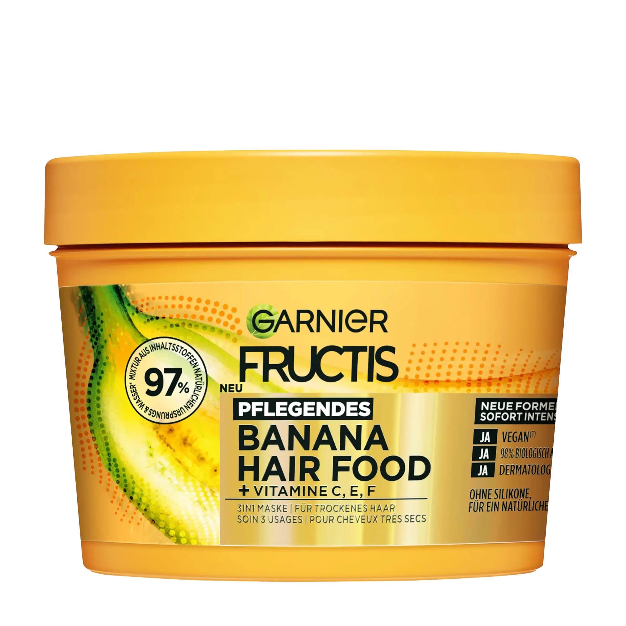Garnier Fructis Hair Food Masque 3 en 1 à la banane, 400 ml