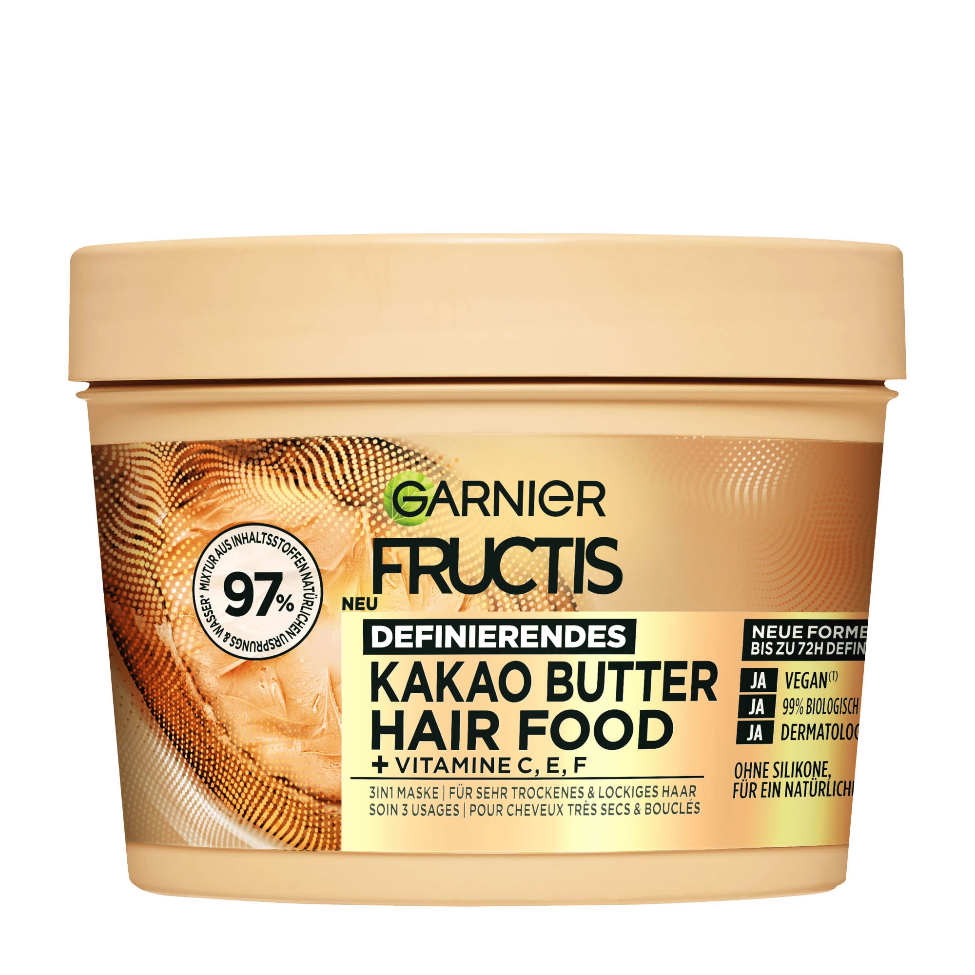 Garnier Fructis Hair Food Masque 3 en 1 au beurre de cacao, 400 ml