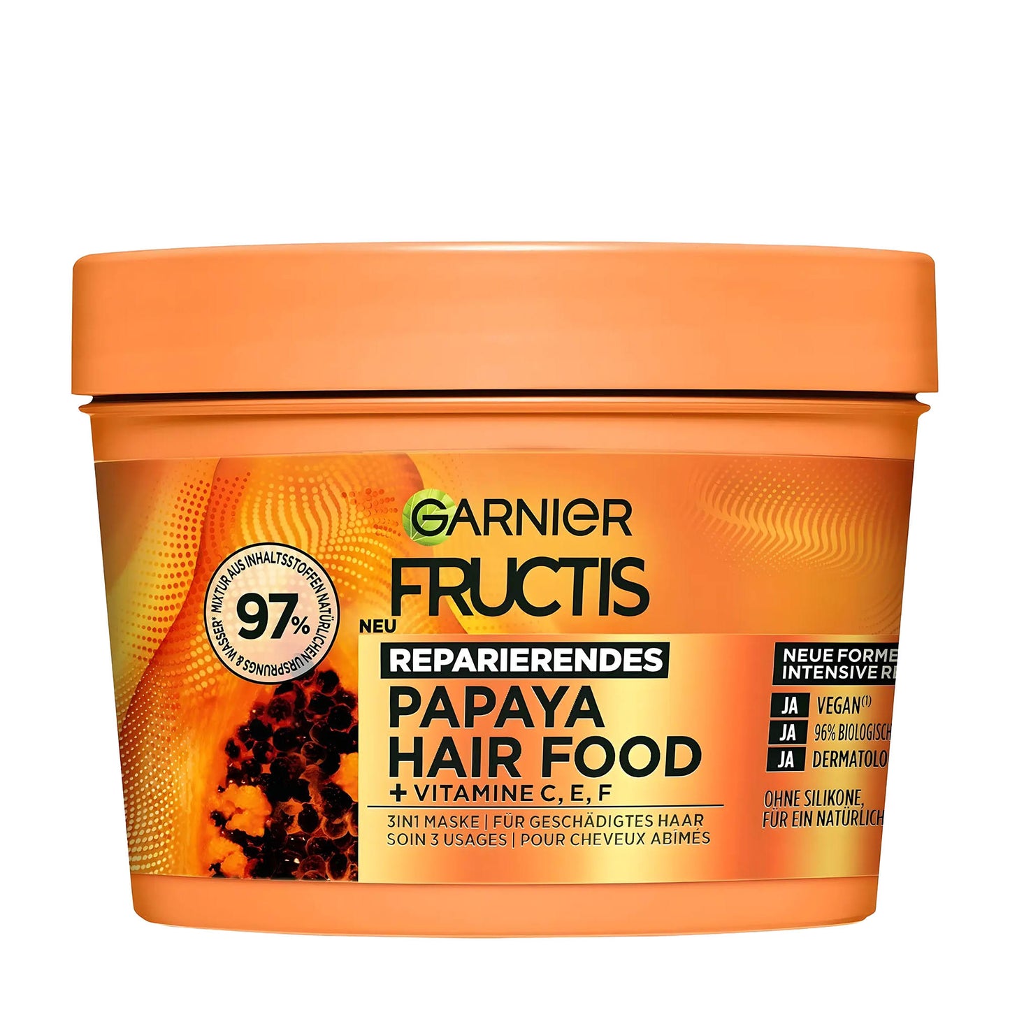 Garnier Fructis Hair Food Papaya 3in1 mask, 400 mL