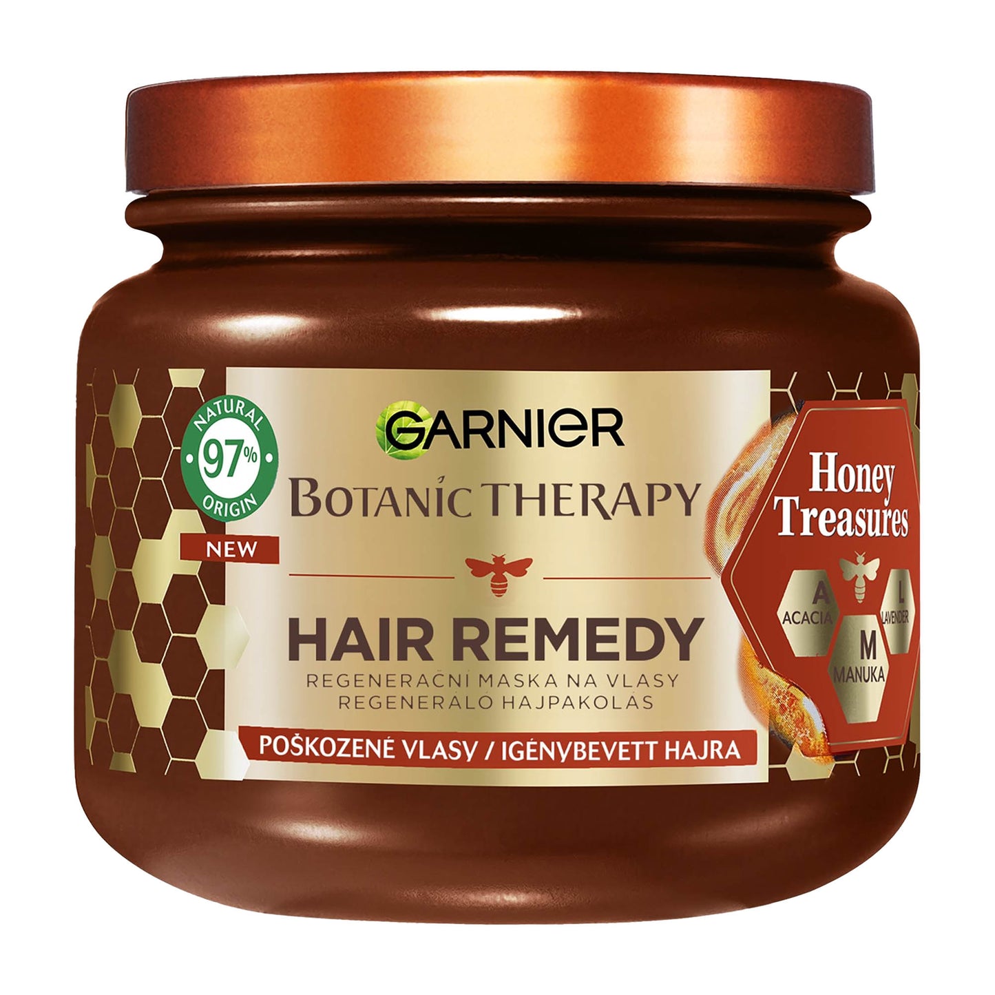 Garnier Botanic Therapy Honey Treasures hair remedy mask, 340 mL