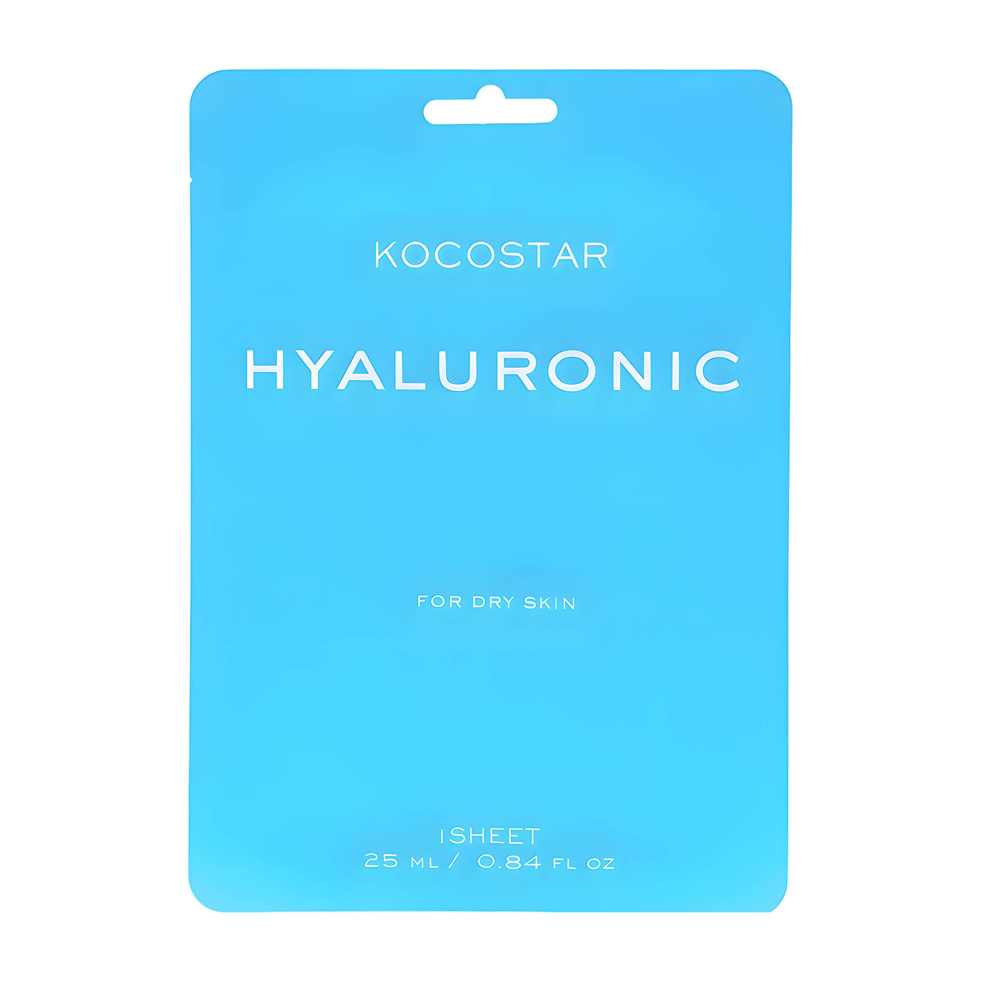 Kocostar Hyaluronic sheet mask for dry skin type, 1 Count