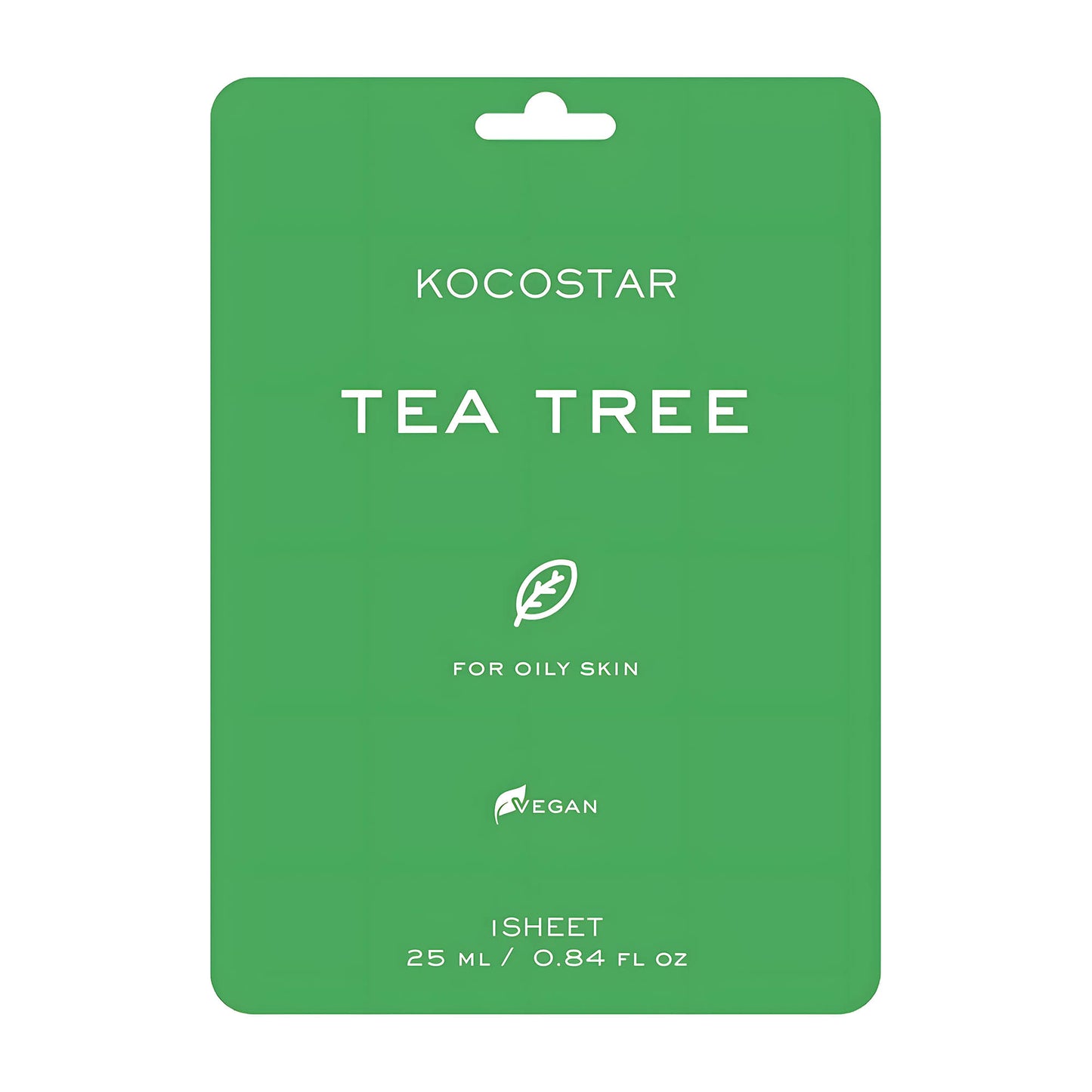 Kocostar Tea Tree sheet mask for oily skin, 1 Count