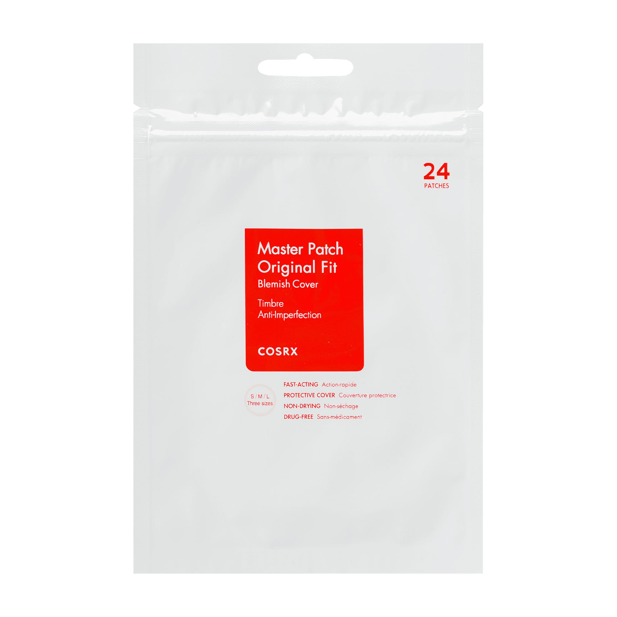 COSRX Master patch original fit blemish cover, 24 Count