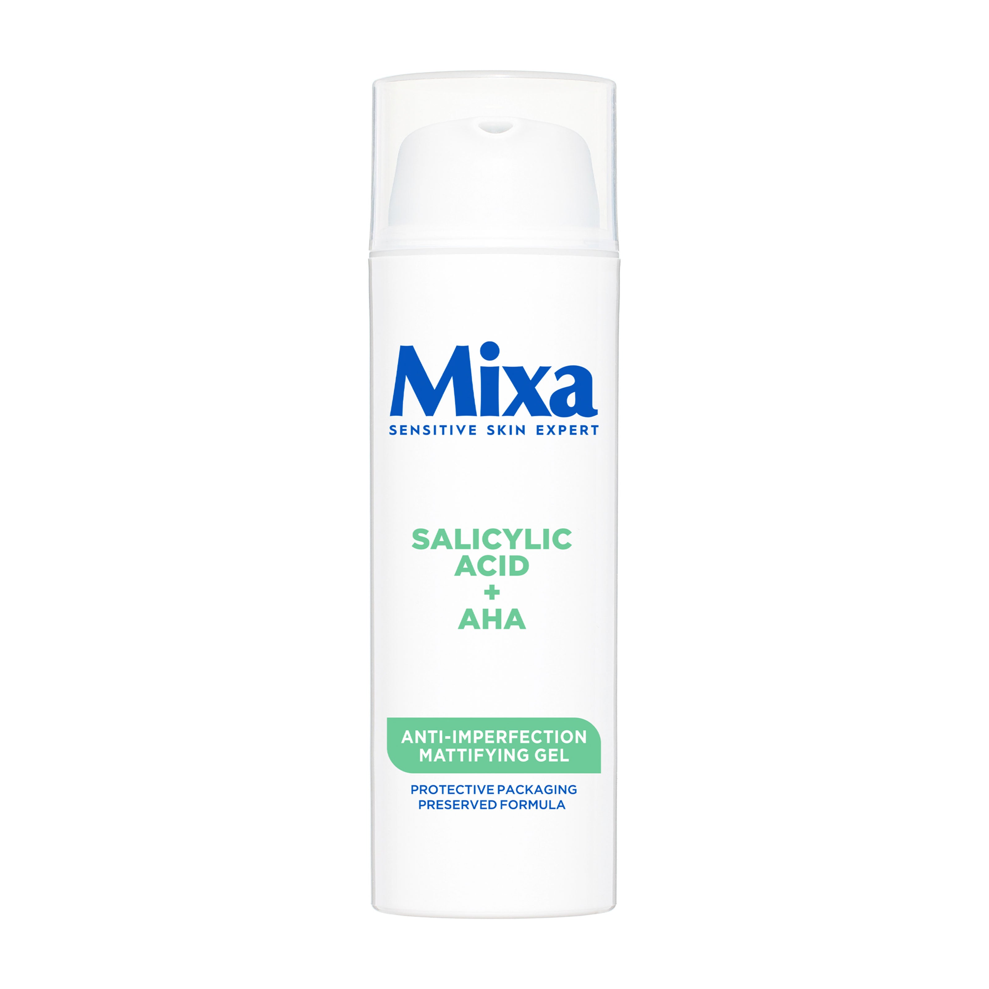 Mixa skincare product on a white background