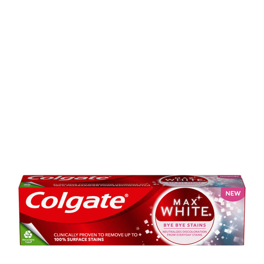 Colgate Max White bye bye stains toothpaste, 75 mL