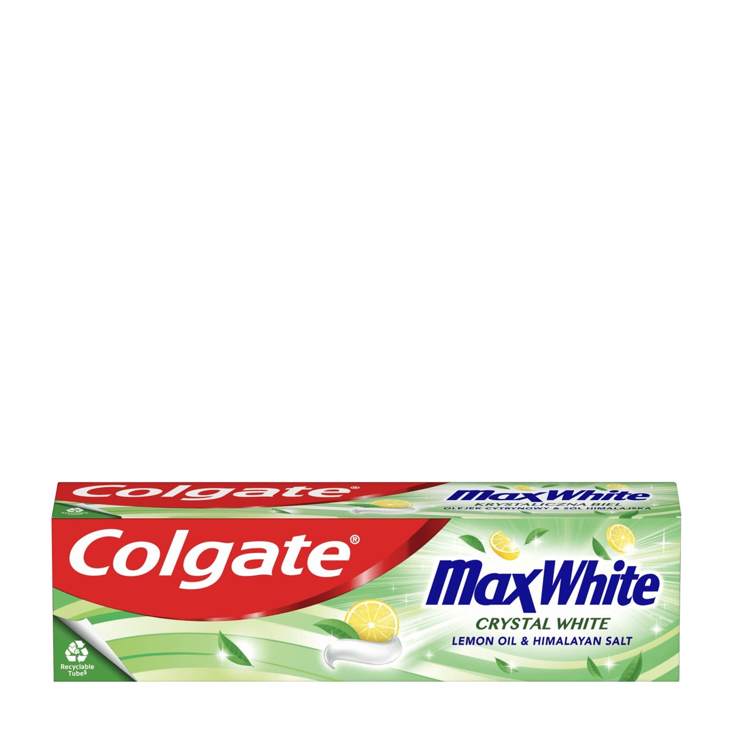 Colgate Max White crystal white lemon oil & himalayan salt toothpaste, 75 mL