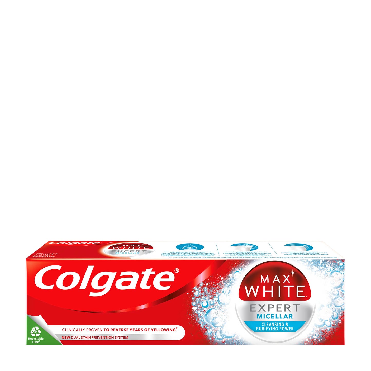 Colgate Max White Expert Micellar Zahnpasta, 75 ml