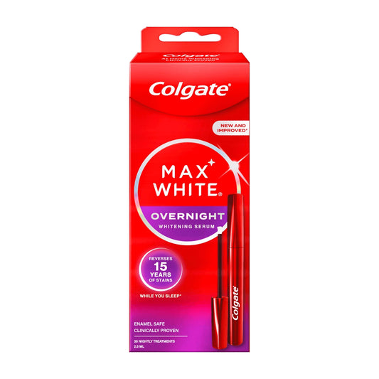 Colgate Max White Overnight whitening serum, 2.5 mL