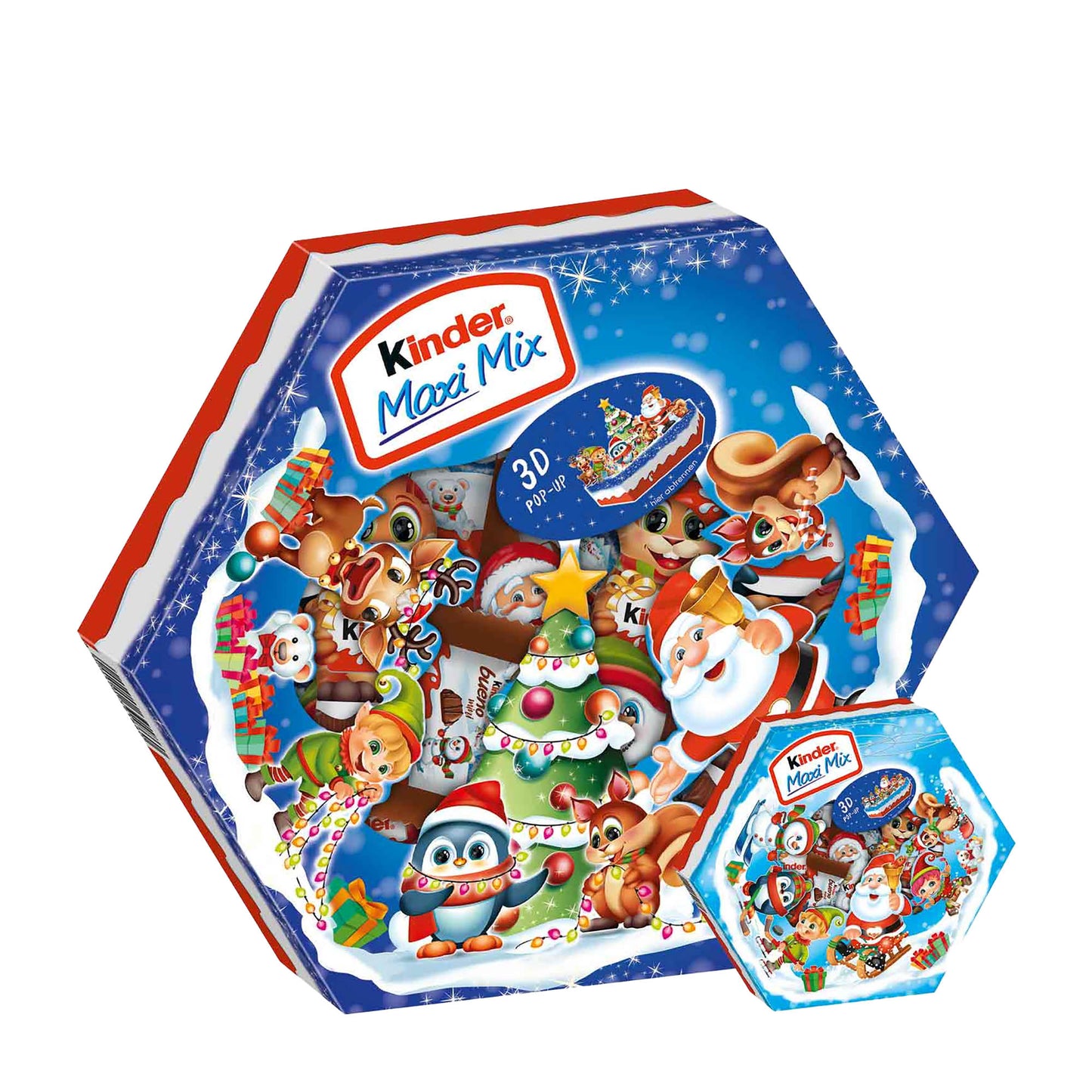 kinder Christmas maxi mix treat plate, 143 g