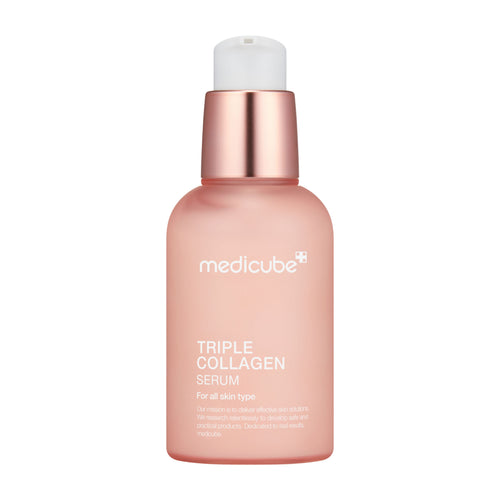 Medicube Triple Collagen Serum bottle on a white background
