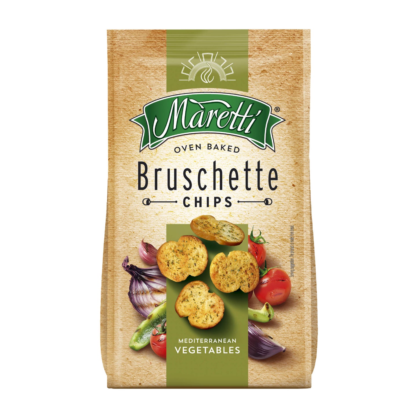 Maretti Bruschette Mediterranes Gemüse Brotchips, 70 g