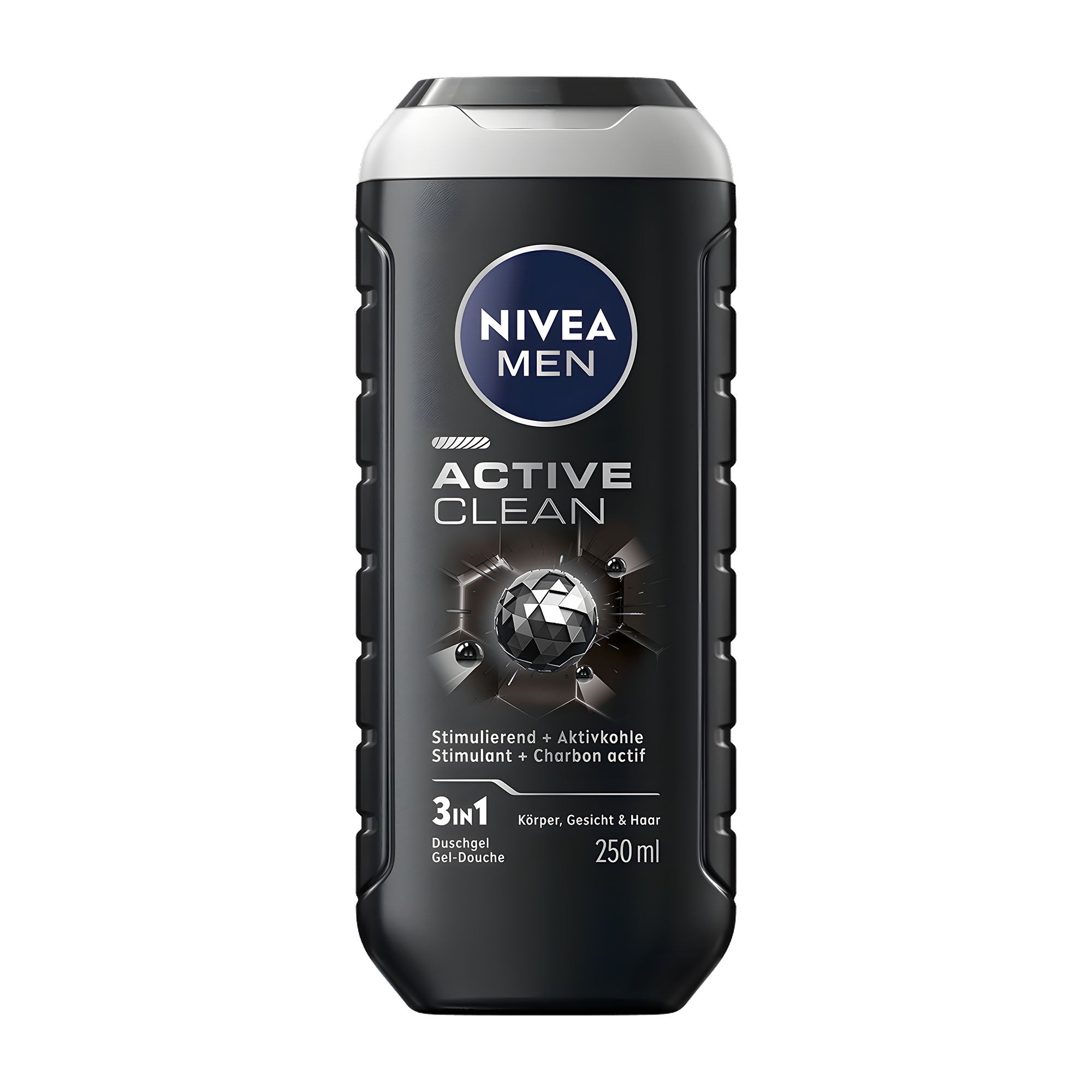 Nivea Men Active Clean shower gel, 250 mL