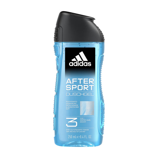 adidas Men After Sport shower gel, 250 mL