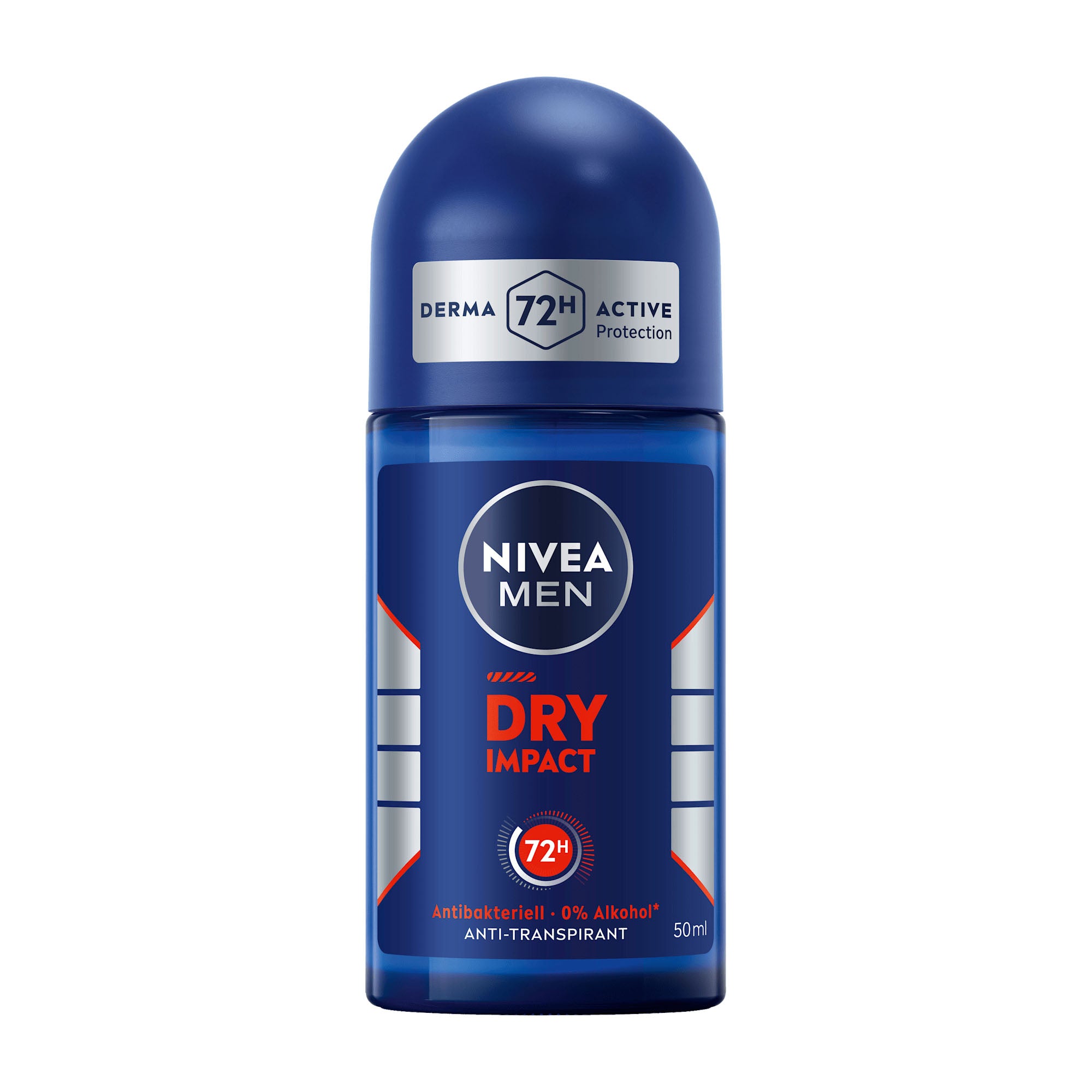Nivea Men Dry Impact 72h anti-perspirant roll-on, 50 mL