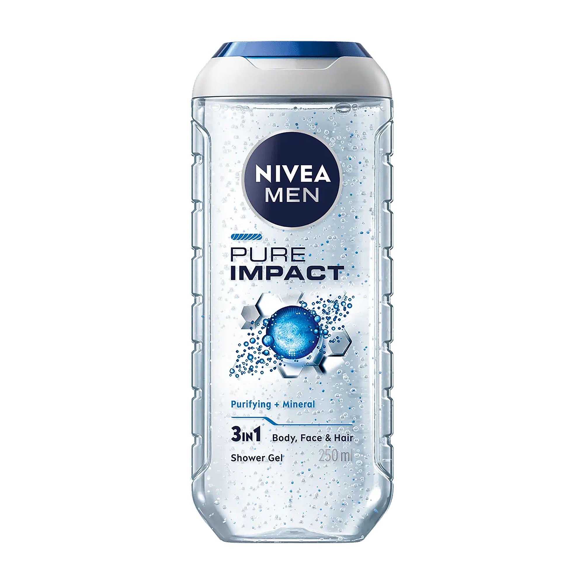 Nivea Men Pure Impact shower gel, 250 mL