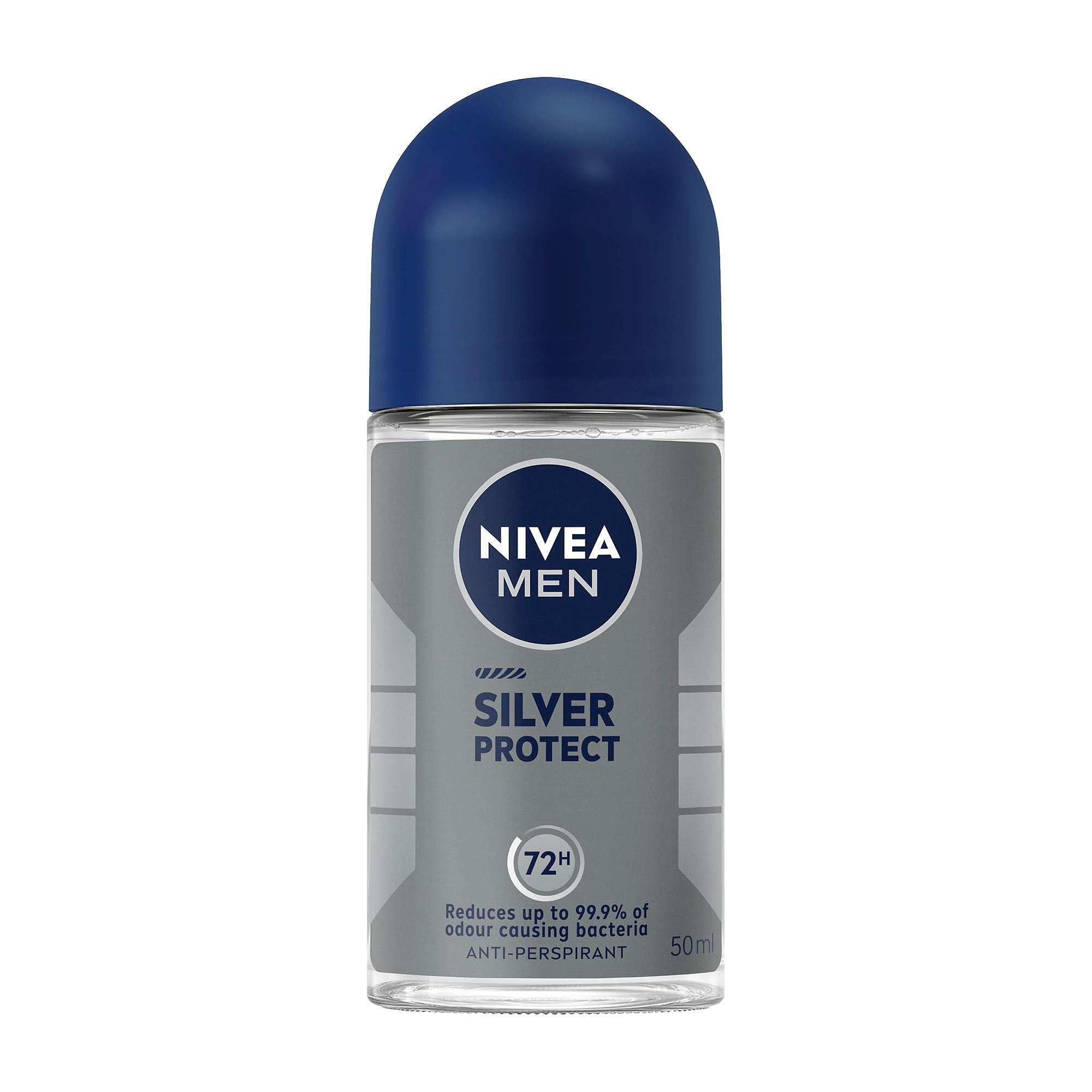 Nivea Men Silver Protect 72h Antitranspirant Roll-On, 50 ml