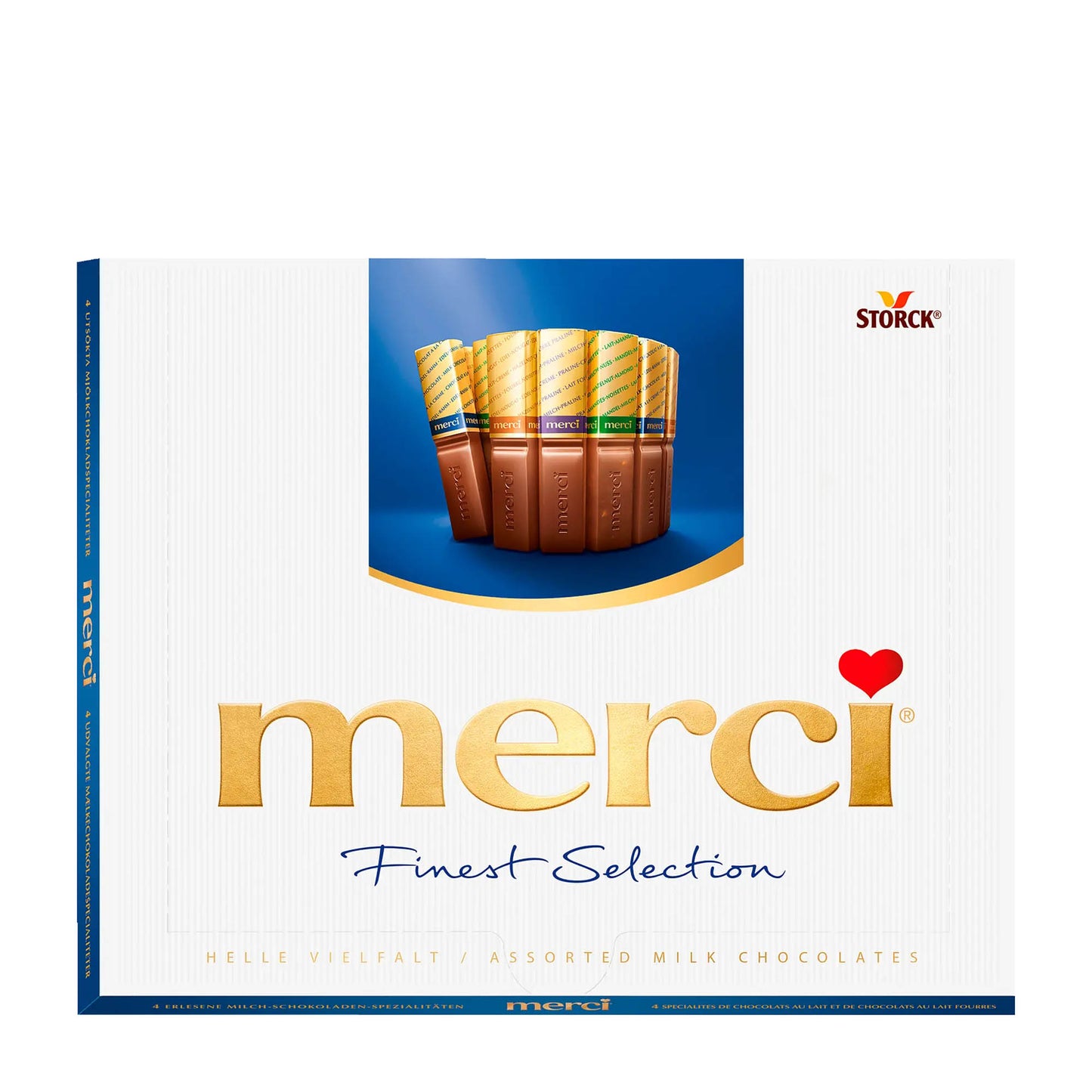 merci Finest Selection Helle Sorten Milchschokolade-Riegel, 250 g