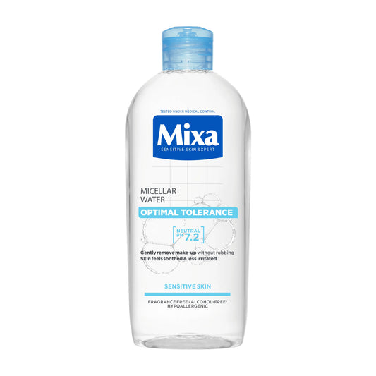 Mixa Optimal Tolerance micellar water for sensitive skin, 400 mL