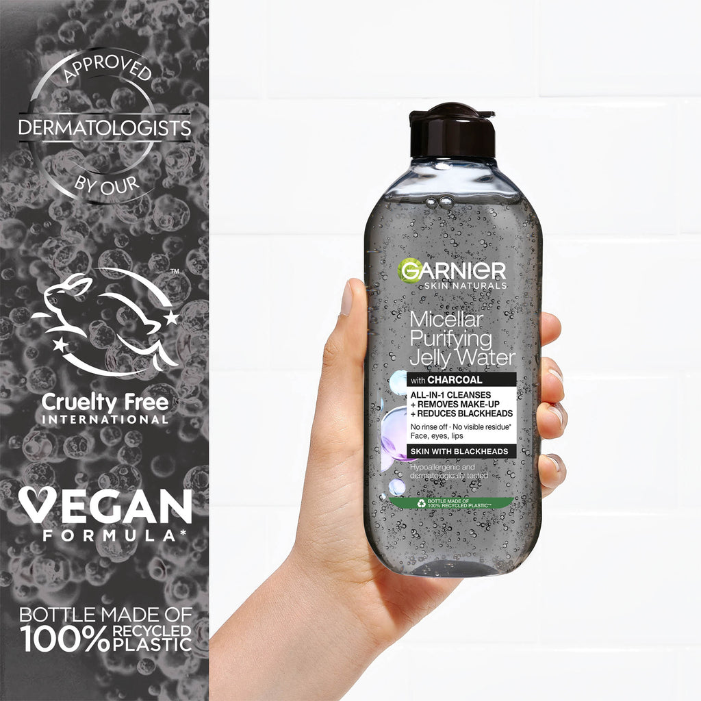 Garnier Micellar Purifying Jelly Water with Charcoal, 400 mL