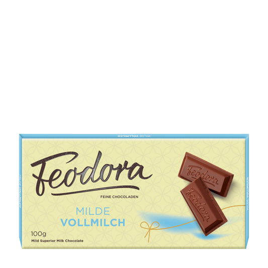 Feodora Mild Superior Milchschokoladentafel, 100 g