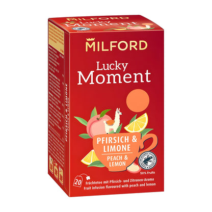 Milford Peach & Lemon fruit tea, 20 Count