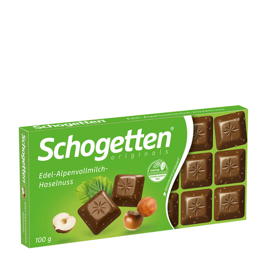 Schogetten Haselnuss Vollmilch Schoko-Happen, 100 g