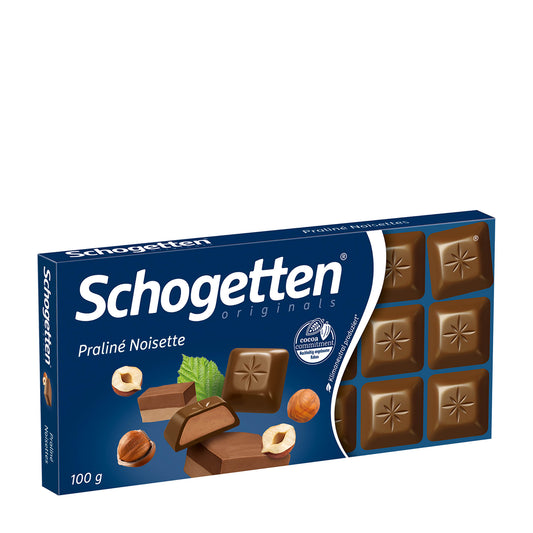 Schogetten Praline Noisette Milchschokolade-Häppchen, 100 g