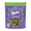 Milka Fine Eggs Nougat Cream packaging with green and purple design