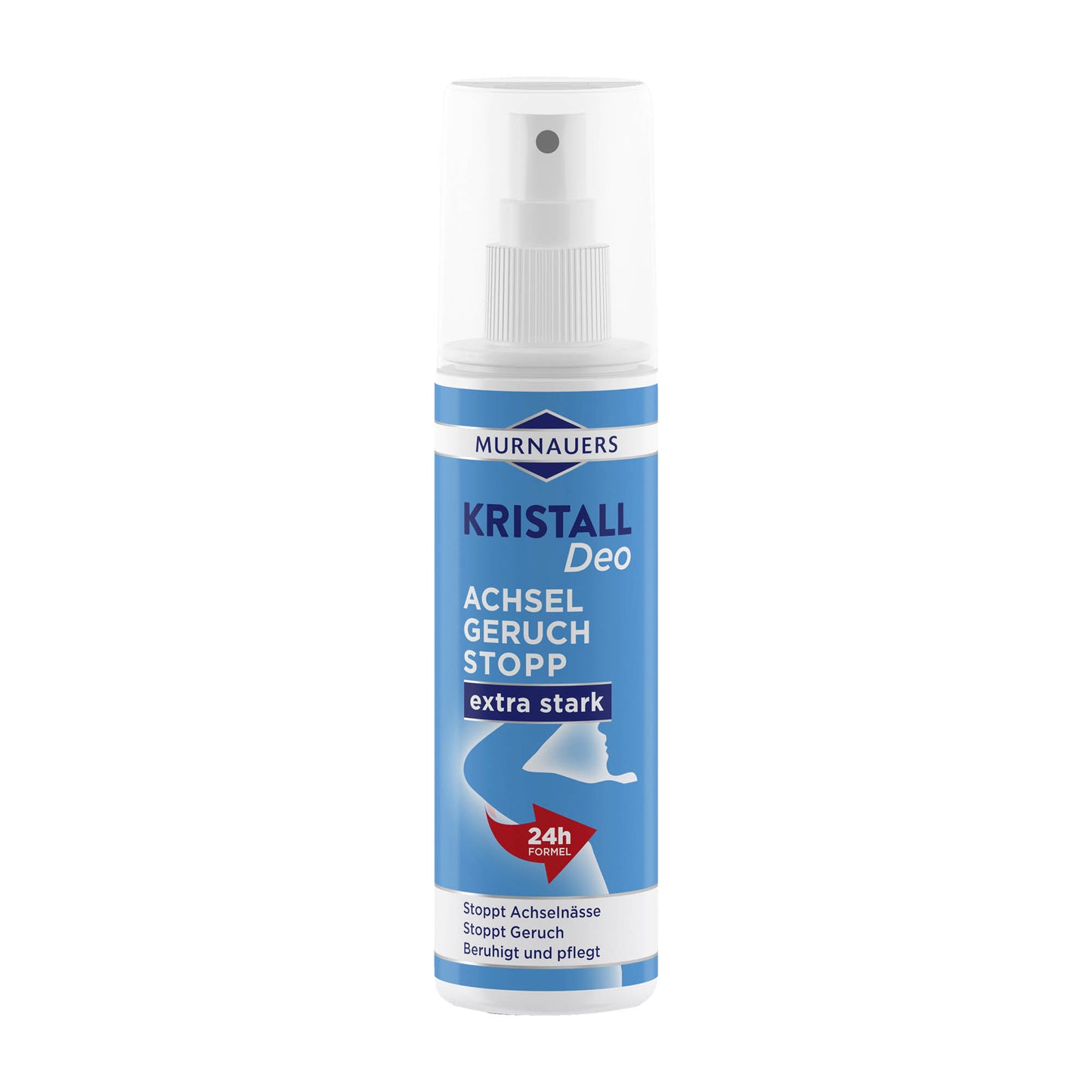 Murnauers Kristall Deo Underarm Odor Stop extra strong deodorant spray, 100 mL