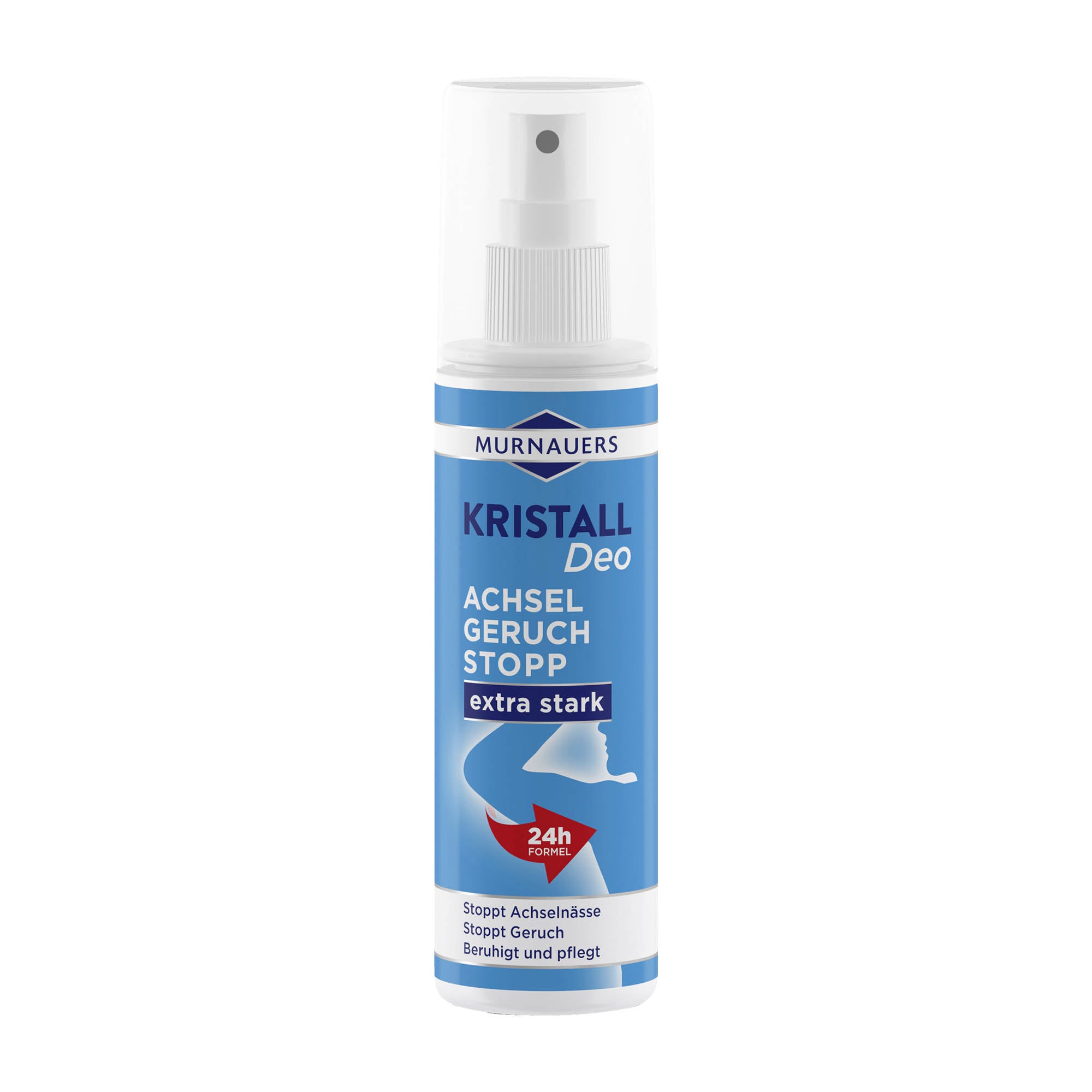 Murnauers Kristall Deo Underarm Odor Stop extra strong deodorant spray, 100 mL
