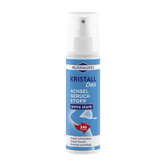 Murnauers Kristall Deo Underarm Odor Stop extra strong deodorant spray, 100 mL