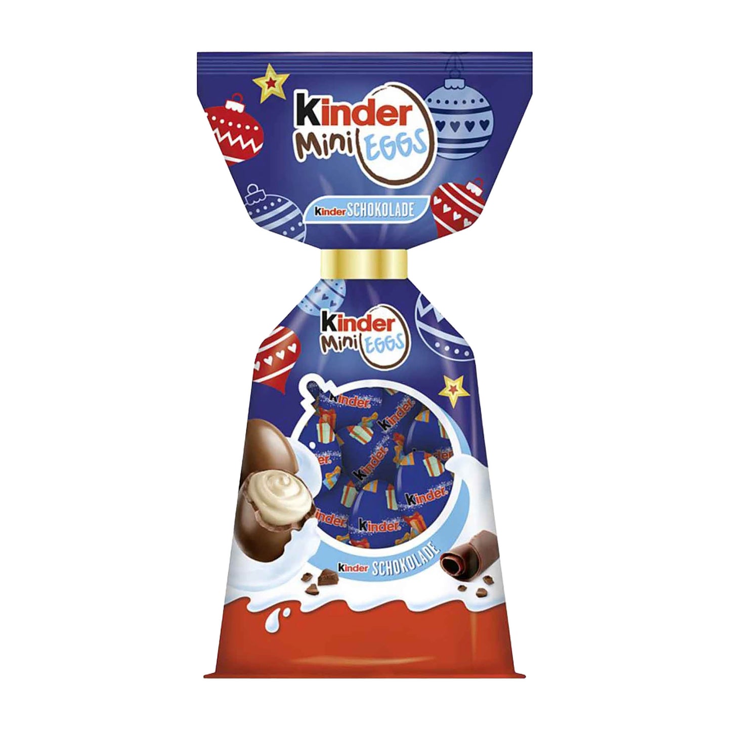 kinder Christmas chocolate mini eggs, 85 g