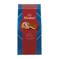 Mirabell Mozarttaler Mozart Coin chocolate packaging with red and blue design on a white background