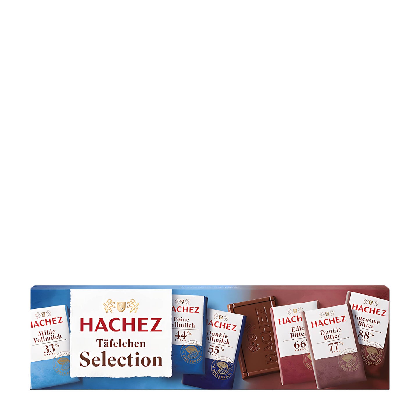 Hachez Mini Selection dunkle und Milchschokoladenriegel, 90 g