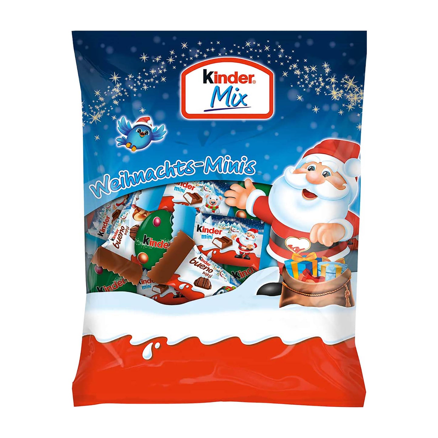 kinder Christmas Mix minis milk chocolate, 153 g