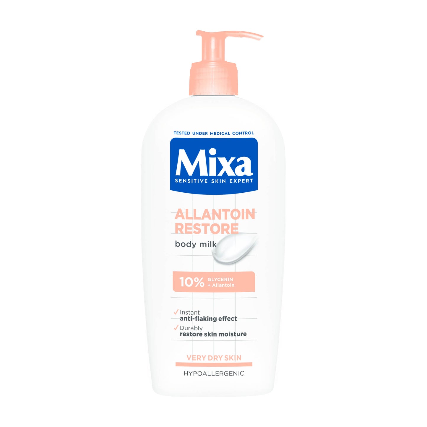 Mixa Allantoin Restore body milk, 400 mL