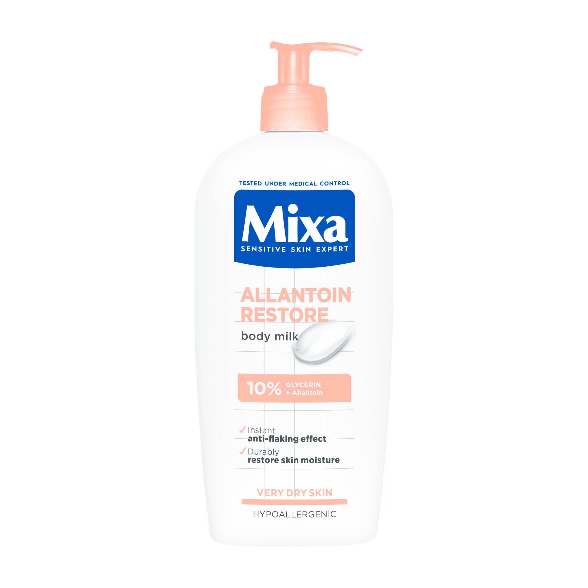 Mixa Allantoin Restore body milk, 400 mL