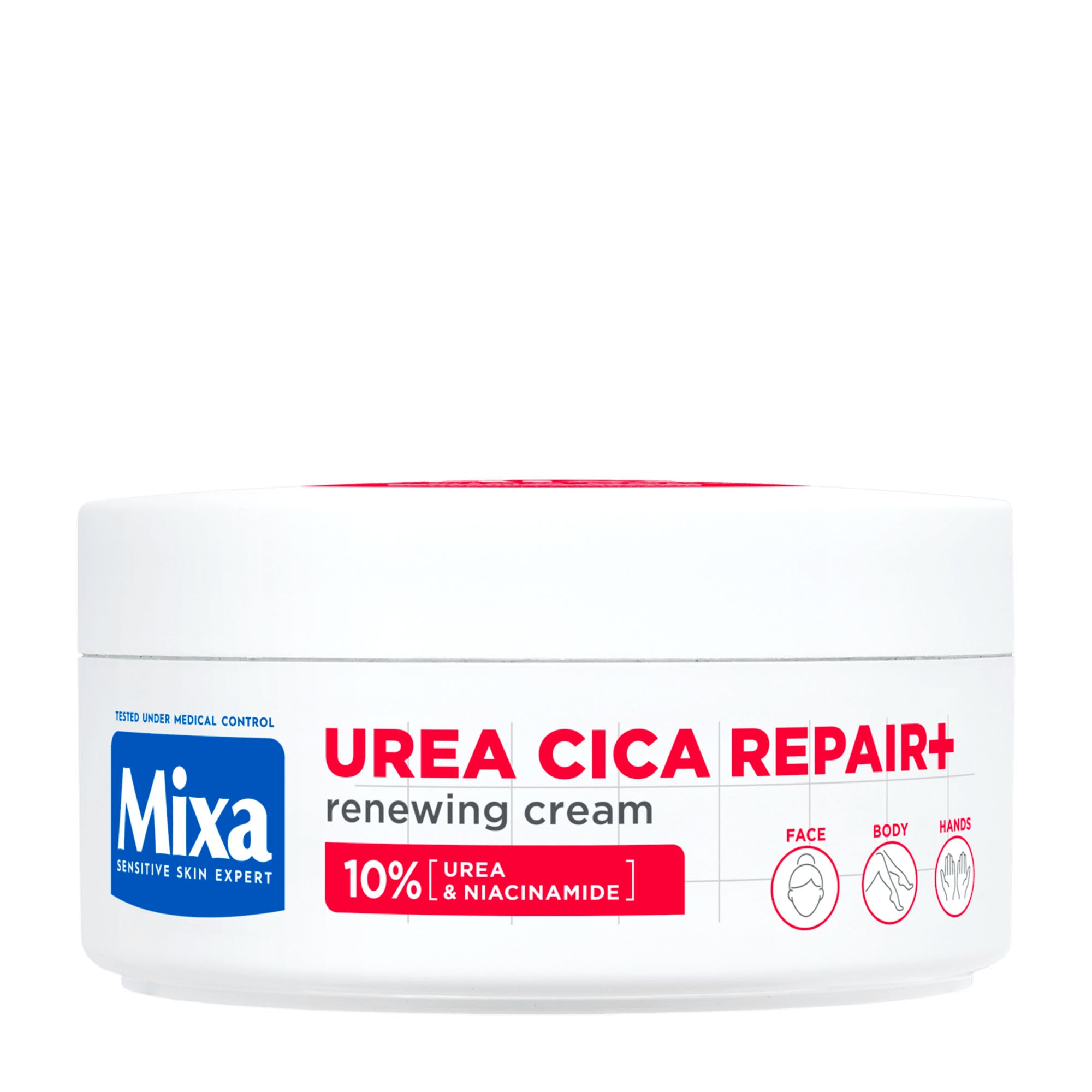 Mixa Urea Cica Repair+ crème régénérante, 150 ml