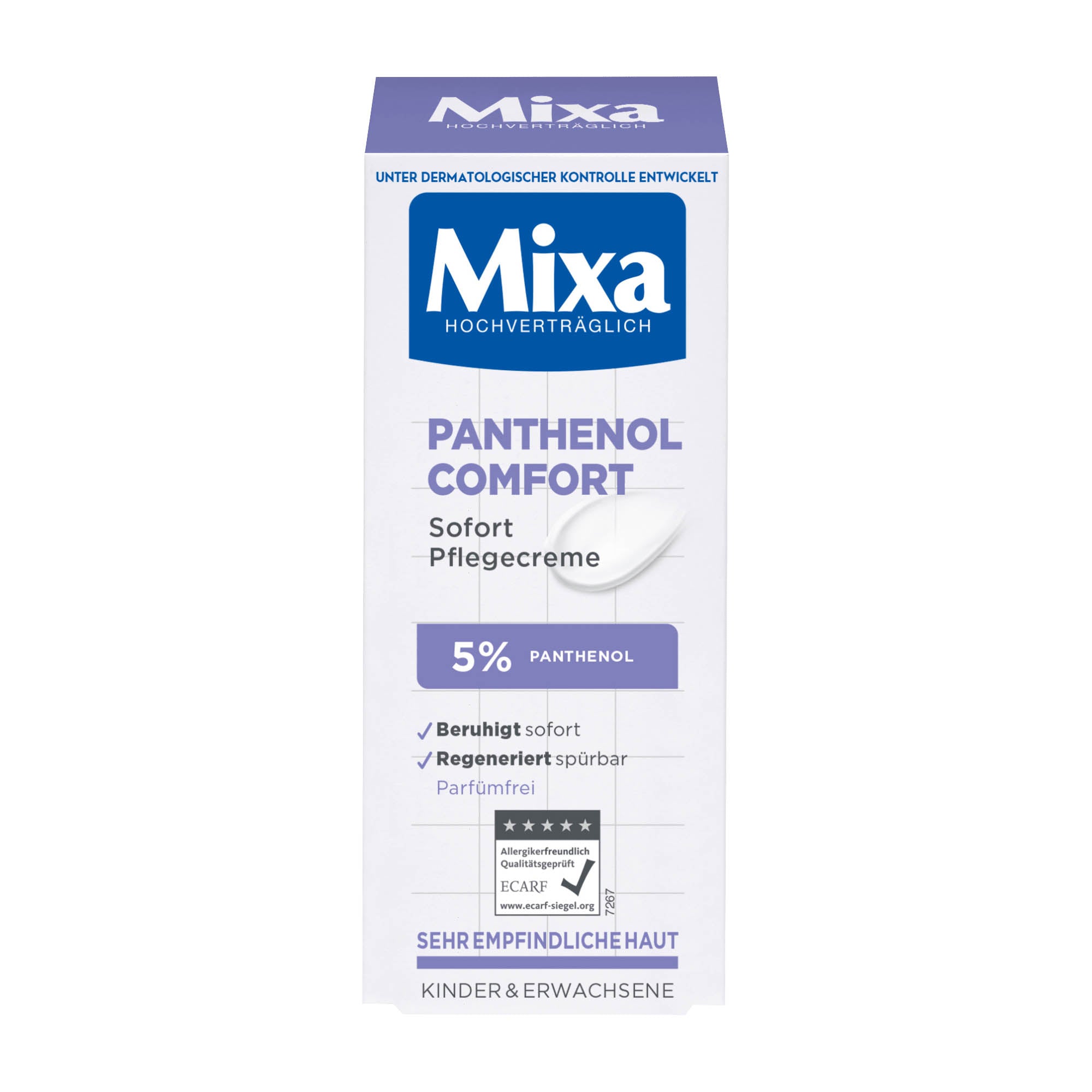 Mixa Panthenol Comfort Sofort-Pflegecreme, 50 ml