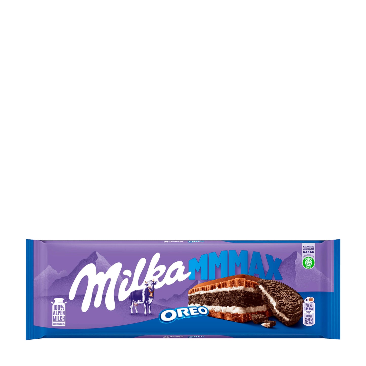 Milka MMMAX Oreo Milk Chocolate Bar, 300 g