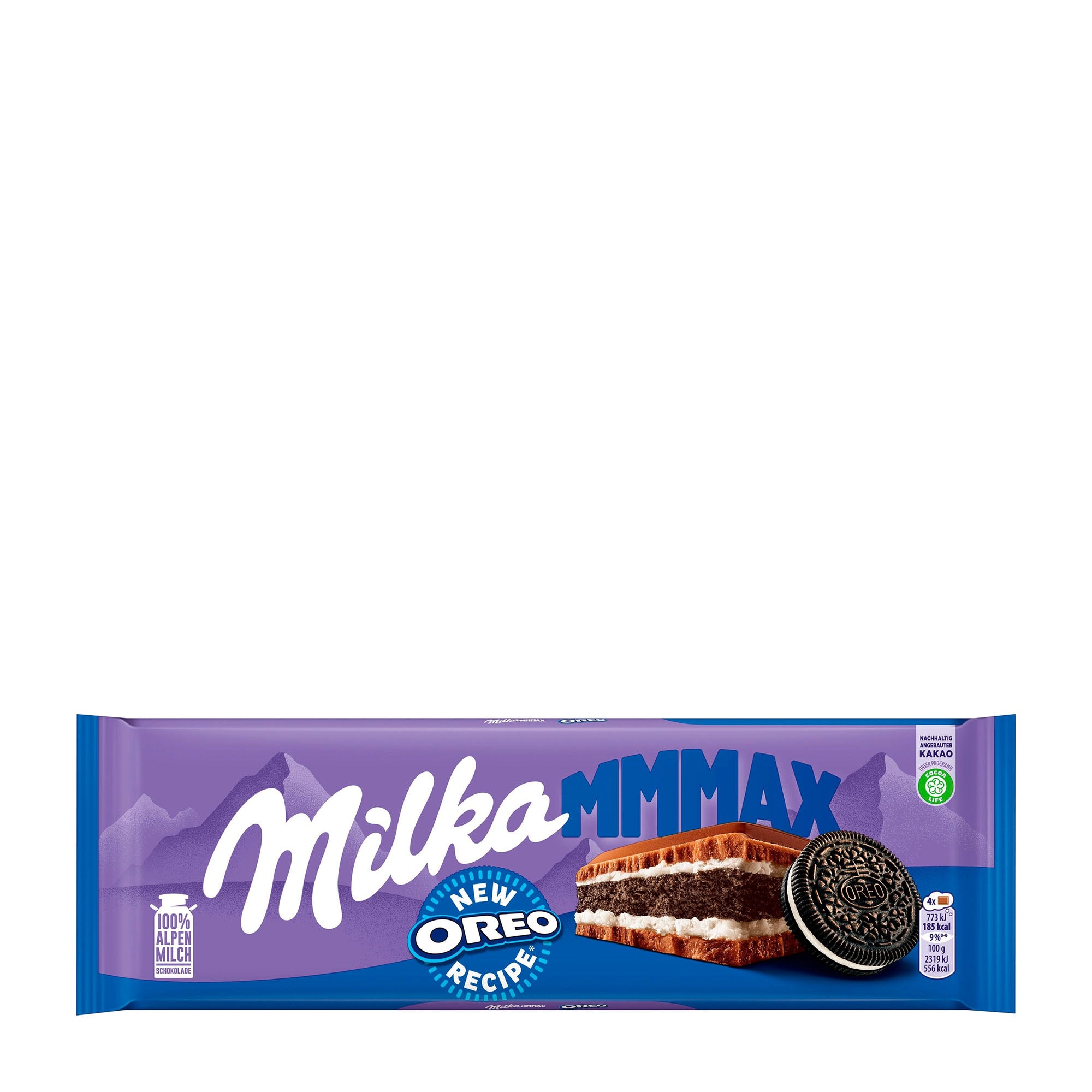 Milka MMMAX Oreo Tablette de chocolat au lait, 300 g